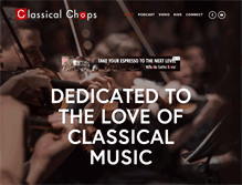 Tablet Screenshot of classicalchops.org